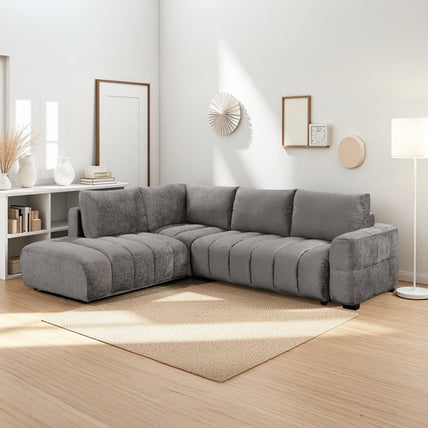 Oren Sofa Left Hand Facing Corner Grey