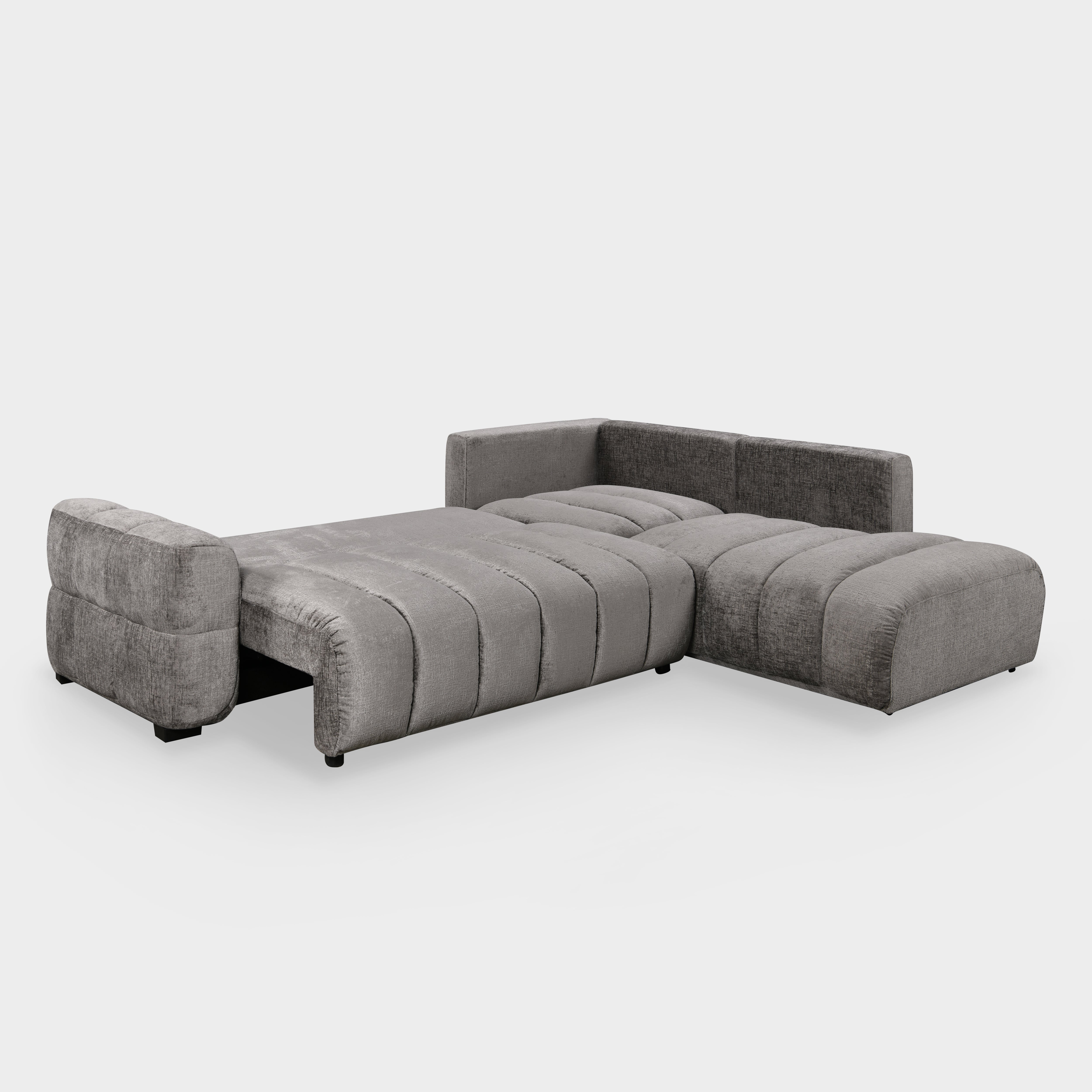 Oren Sofa Right Hand Facing Corner Grey – Honeypot Furniture
