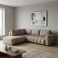 Oren Sofa Left Hand Facing Corner Mushroom