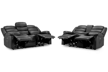 Otto Recliner Black 3+2 Bundle