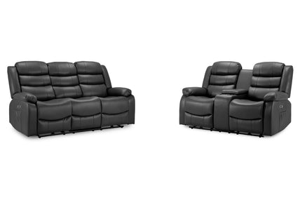 Otto Recliner Black 3+2 Bundle