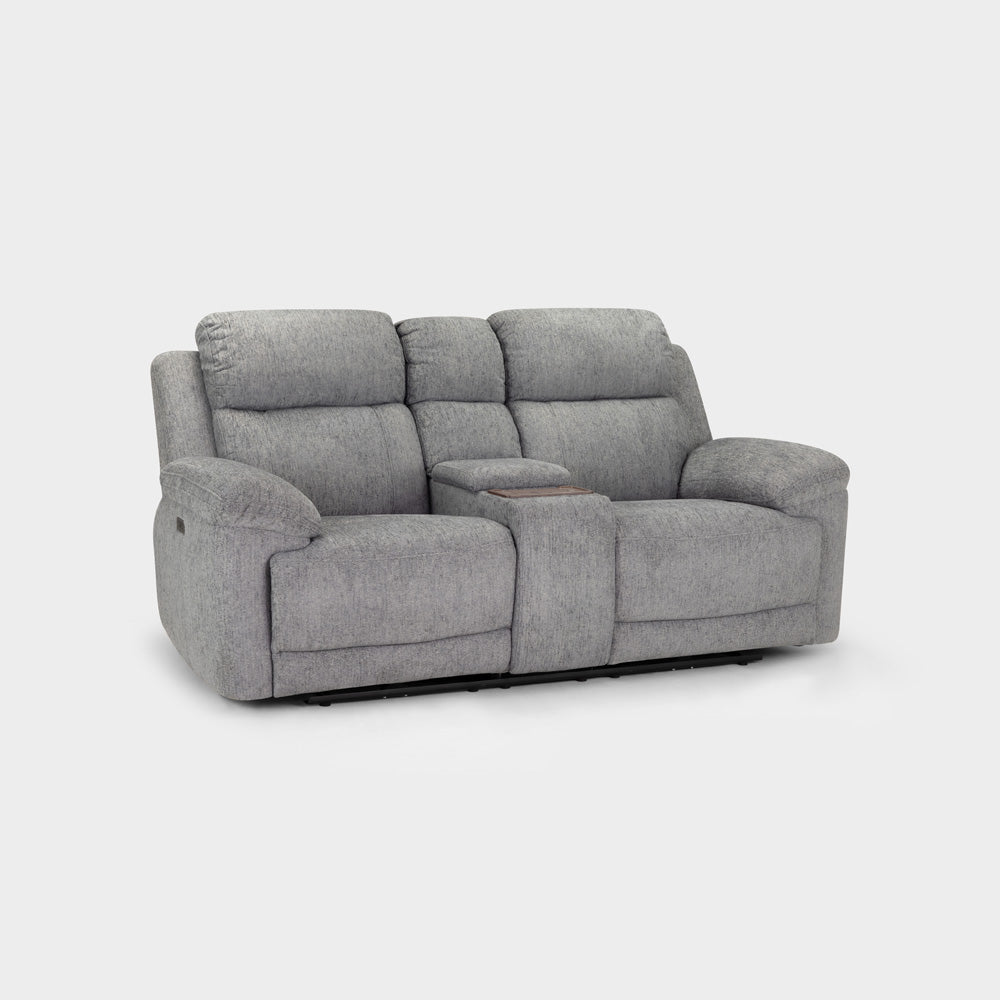 Owen Electric Recliner Sofa 2 Seater Grey