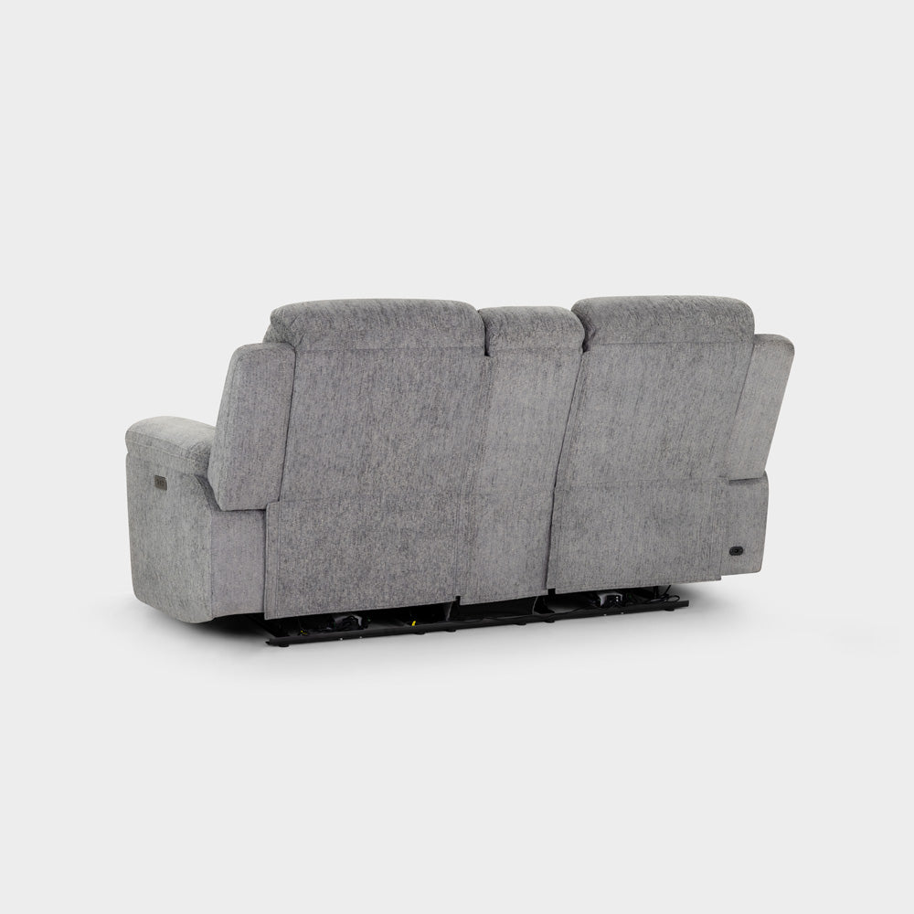 Owen Electric Recliner Sofa 2 Seater Grey