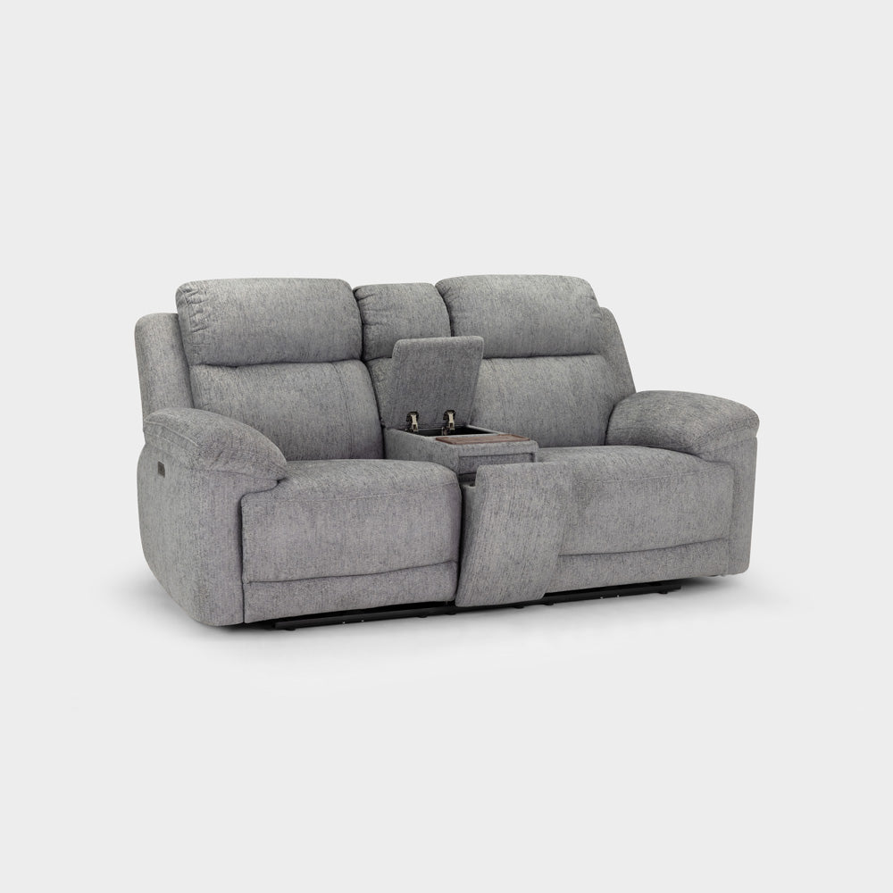 Owen Electric Recliner Sofa 2 Seater Grey