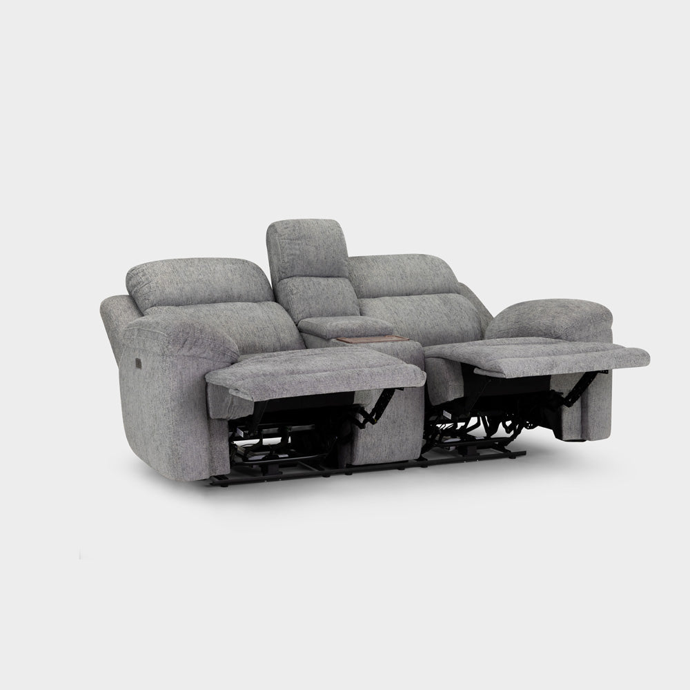 Owen Electric Recliner Sofa 2 Seater Grey