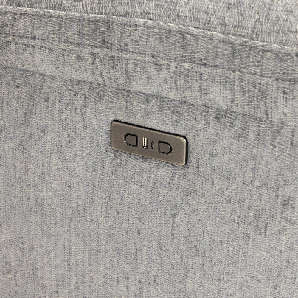 Owen Electric Recliner Sofa 2 Seater Grey