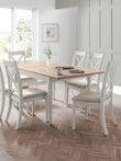 Palma Extending Dining Table Limed Oak/Grey