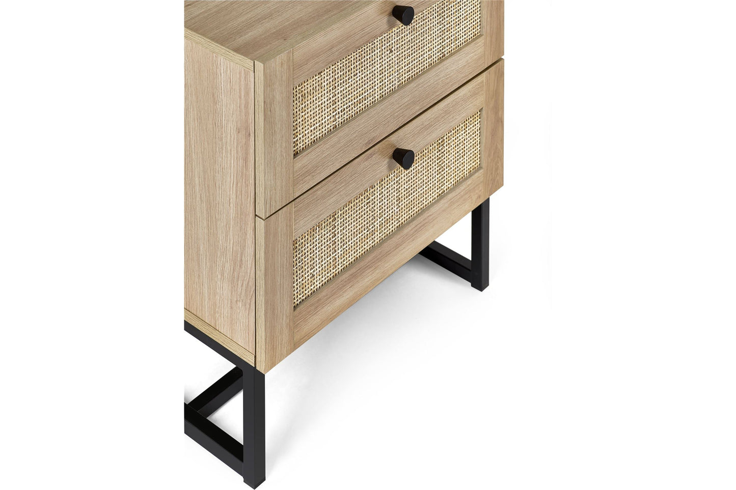 Philippa Bedside Oak 2 Drawer