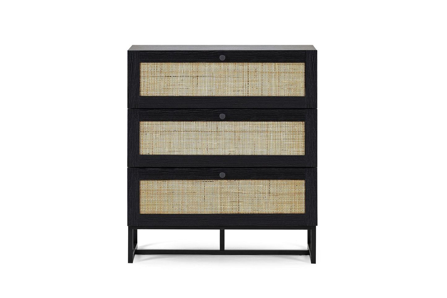 Philippa Chest Black 3 Drawer