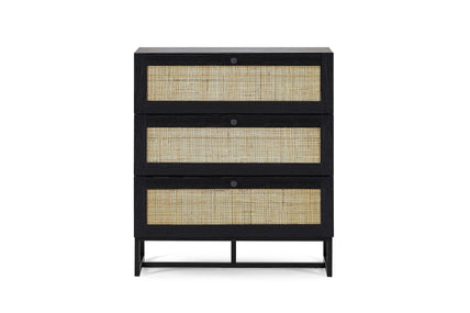 Philippa Chest Black 3 Drawer