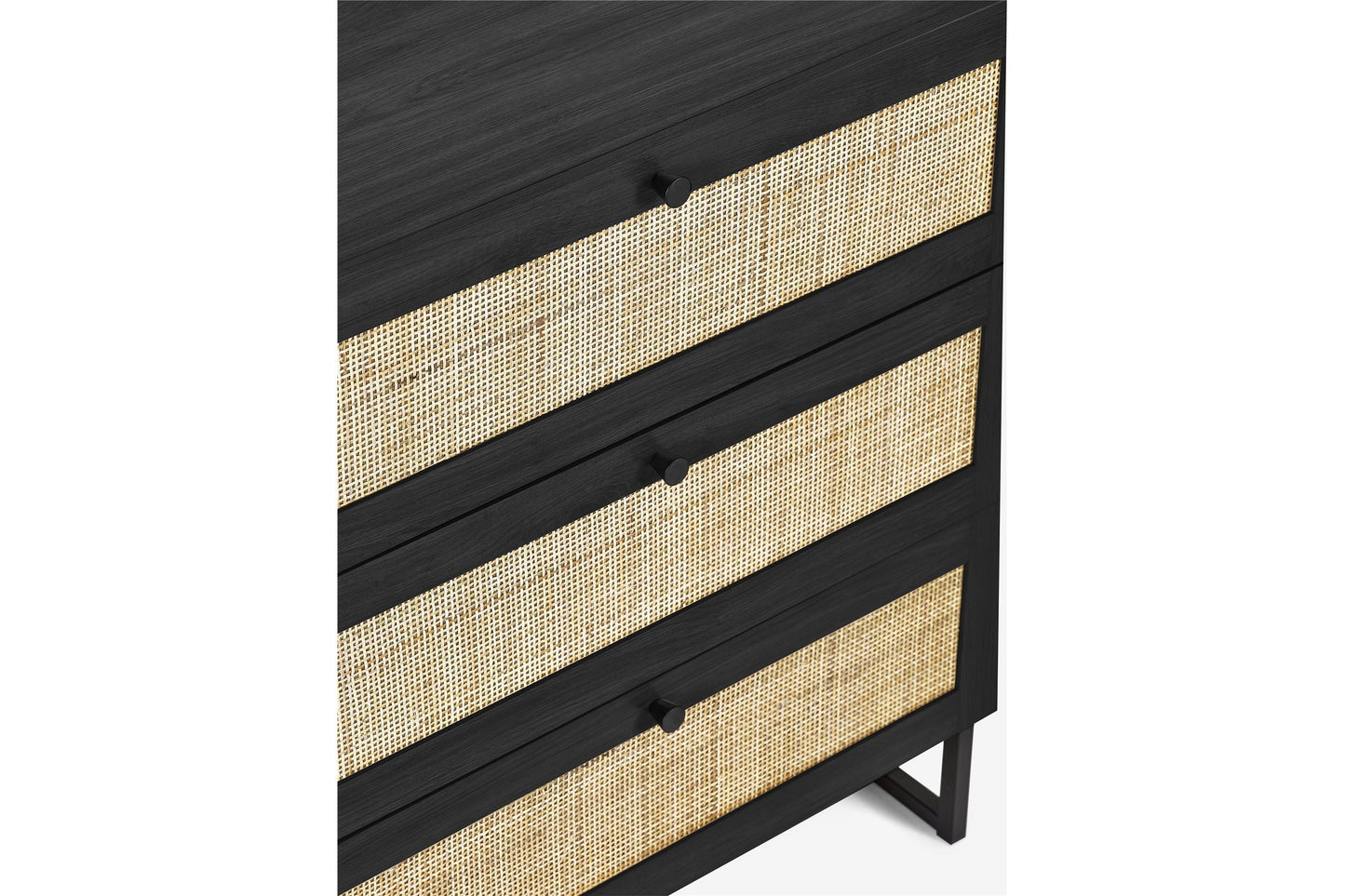 Philippa Chest Black 3 Drawer