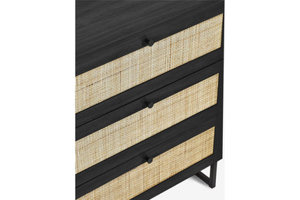 Philippa Chest Black 3 Drawer