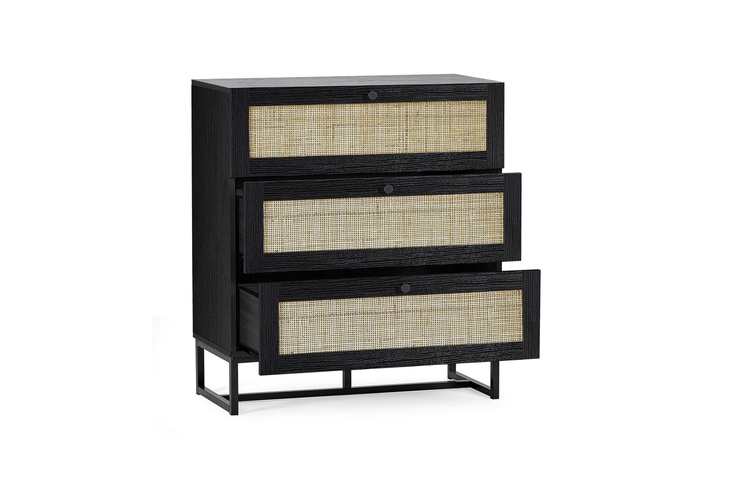 Philippa Chest Black 3 Drawer