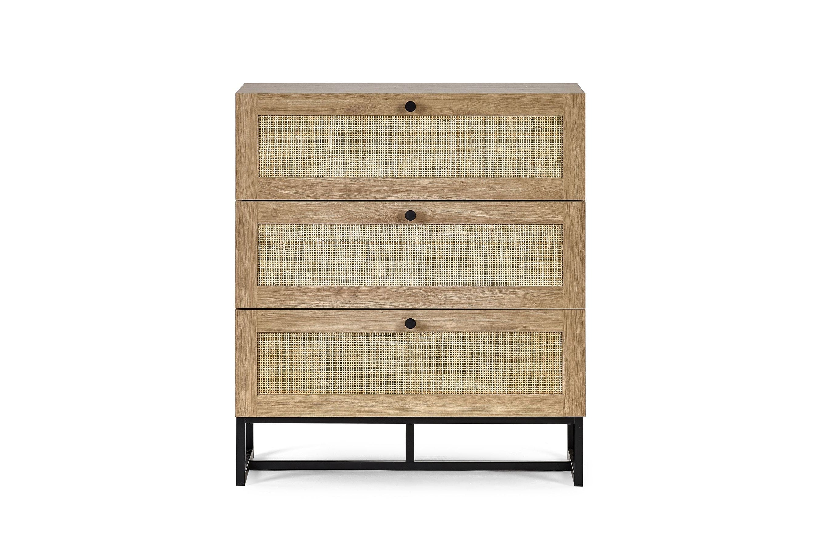 Philippa Chest Oak 3 Drawer