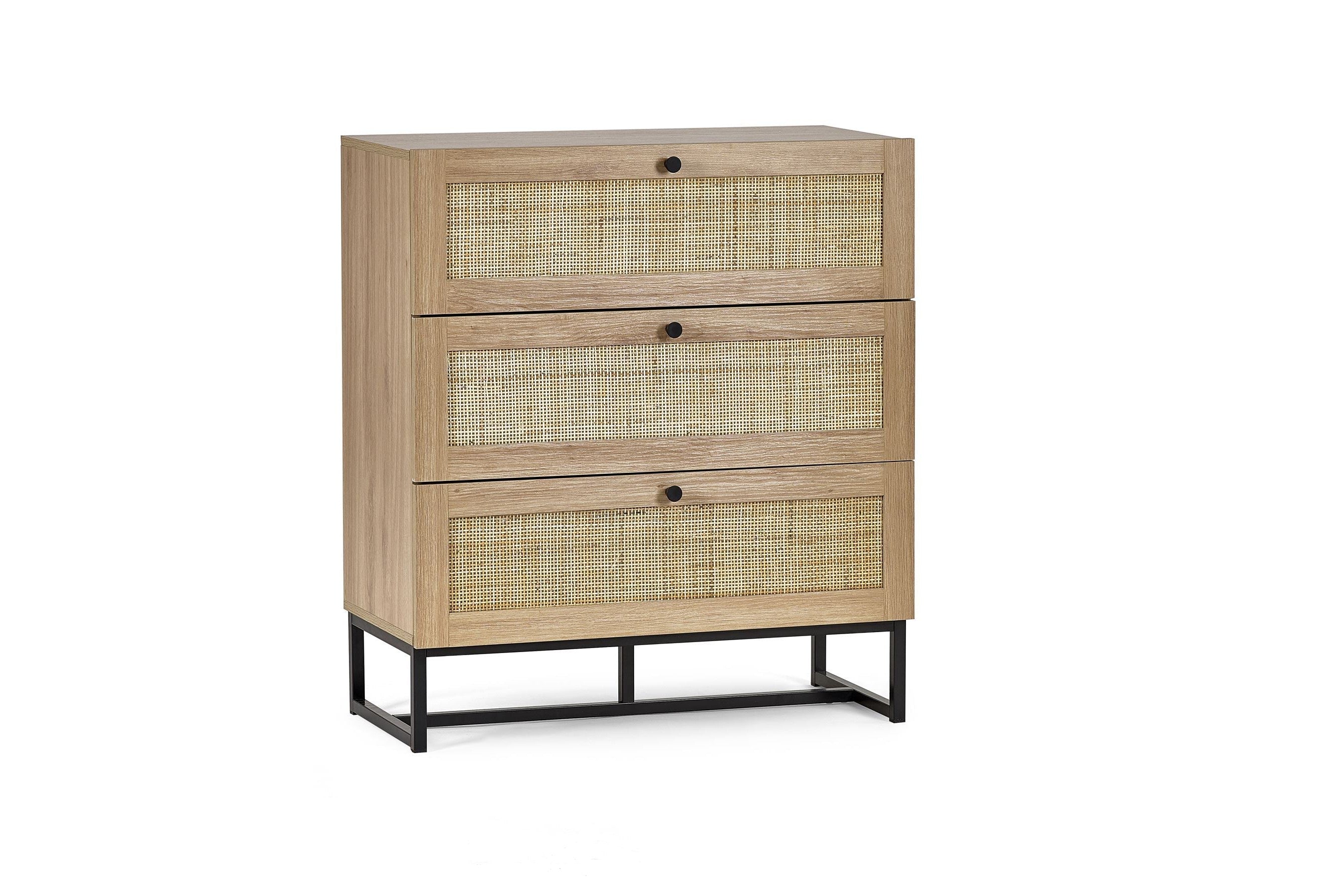 Philippa Chest Oak 3 Drawer