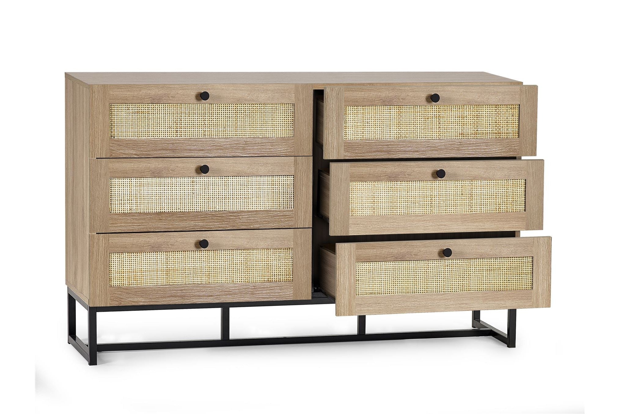 Philippa Chest Oak 6 Drawer