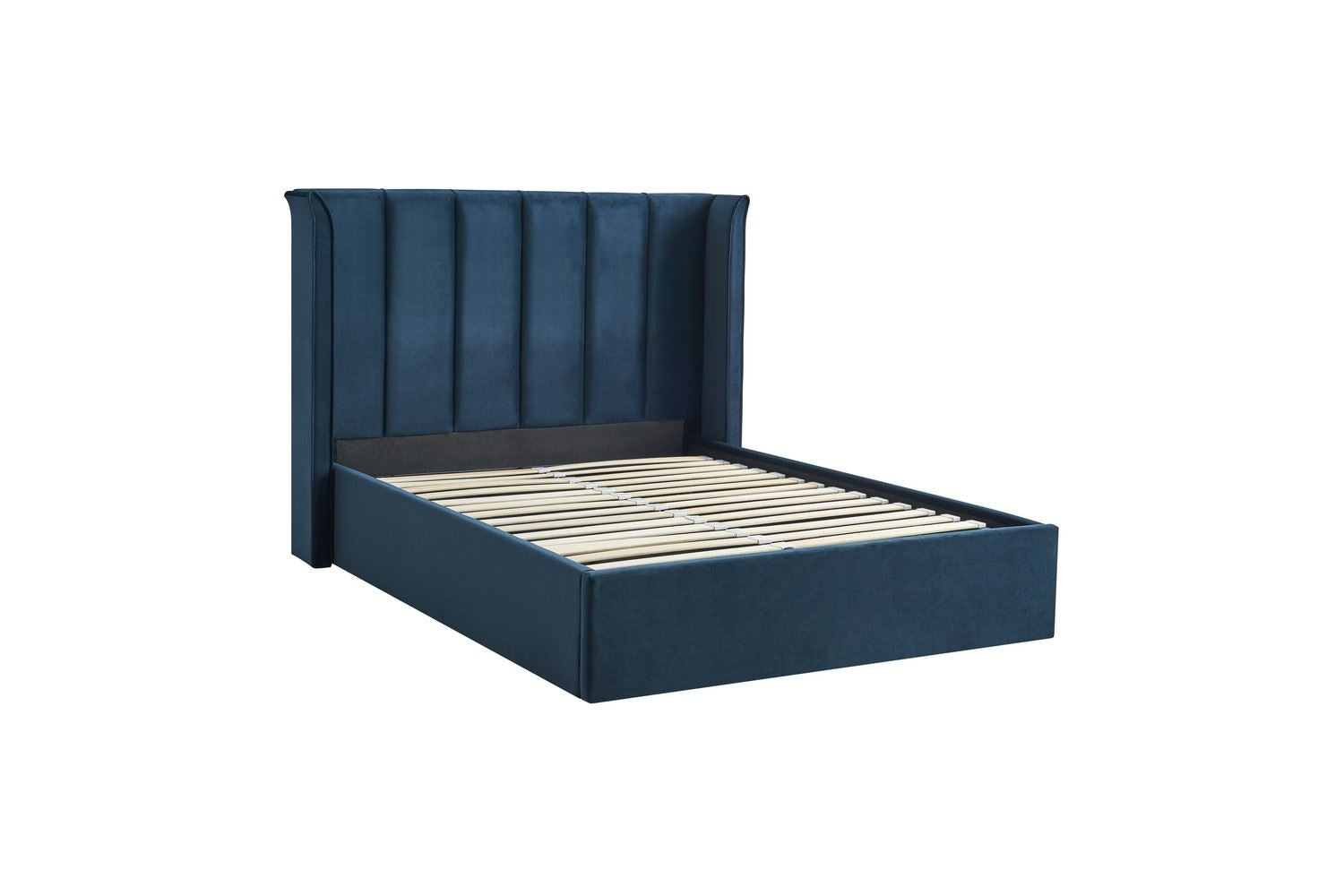 Polaris Storage Bed Frame Double Blue