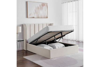 Polaris Storage Bed Frame Double Natural