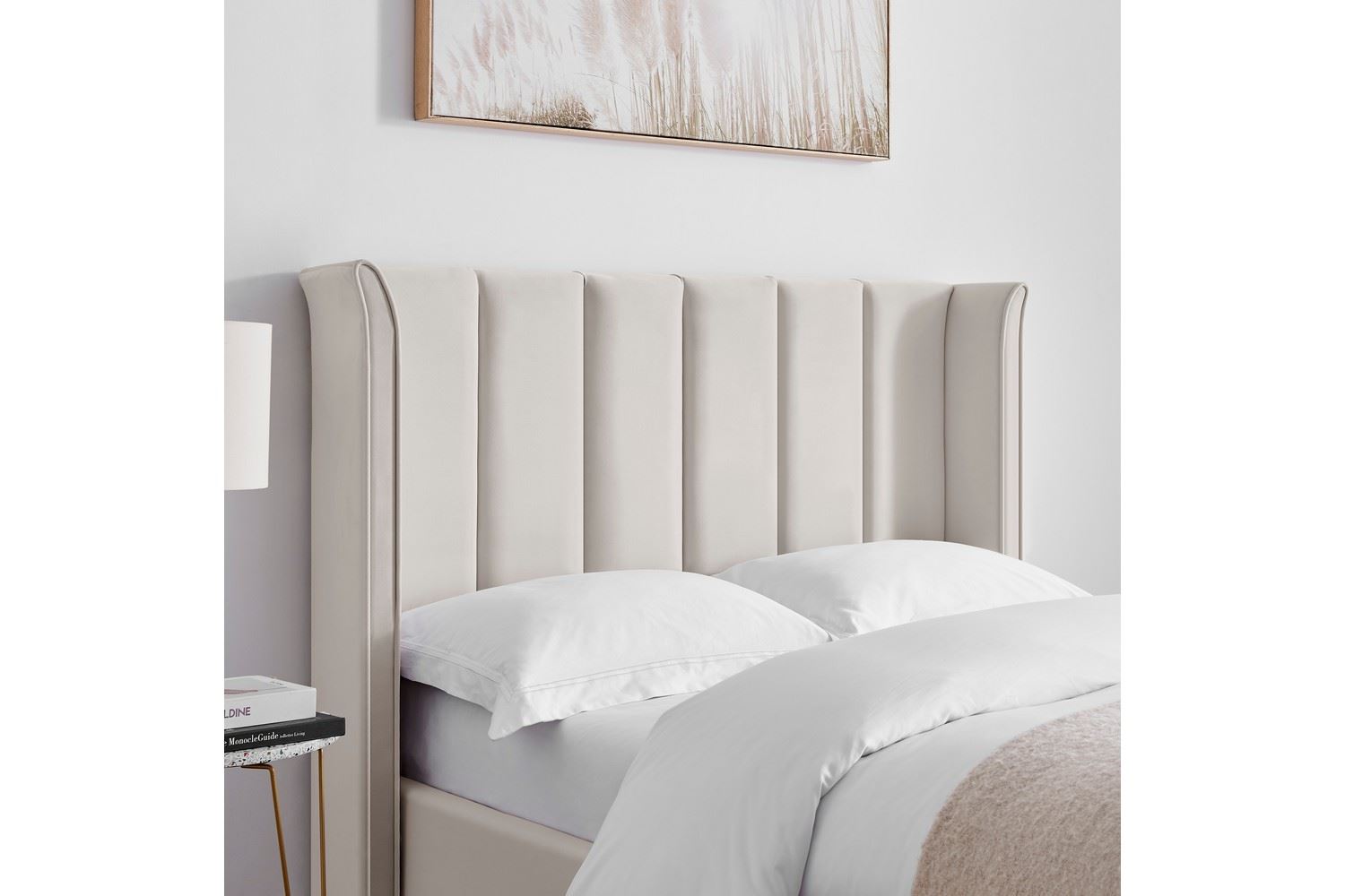 Polaris Storage Bed Frame King Natural