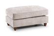 Roma Chesterfield Sofa Beige Footstool