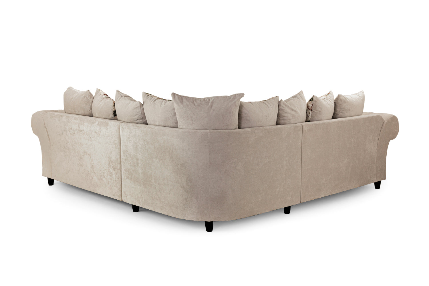 Roma Chesterfield Sofa Beige Large Corner