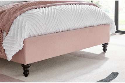 Rosa Bed Frame King Pink