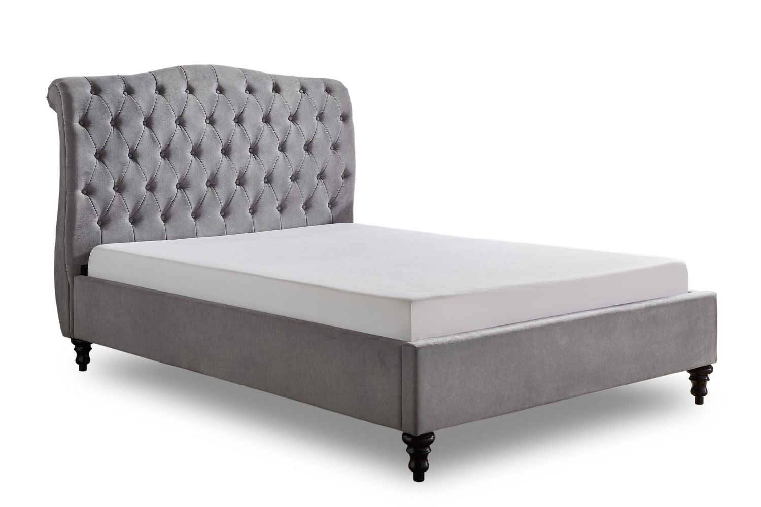 Rosa Bed Frame Super King Light Grey