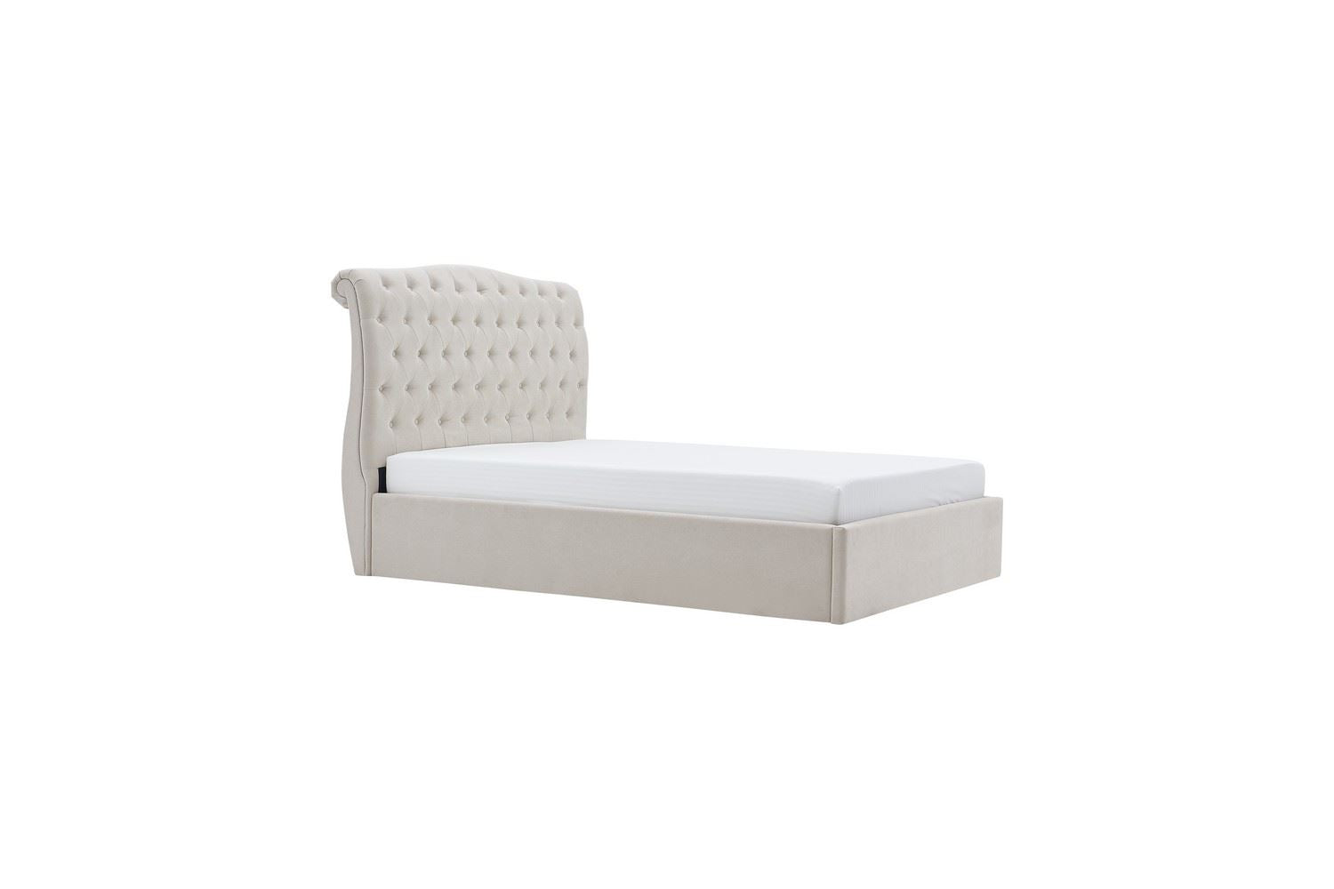 Rosa Storage Bed Frame Double Natural