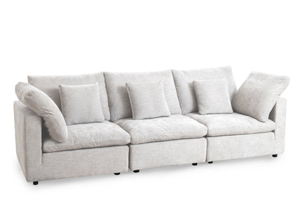 Lotus Feather Sofa Beige Modular Corner