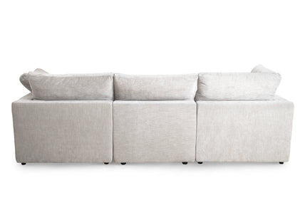 Lotus Feather Sofa Beige Modular Corner
