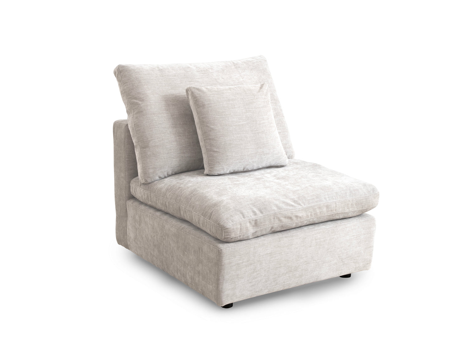 Lotus Feather Sofa Beige Modular Corner