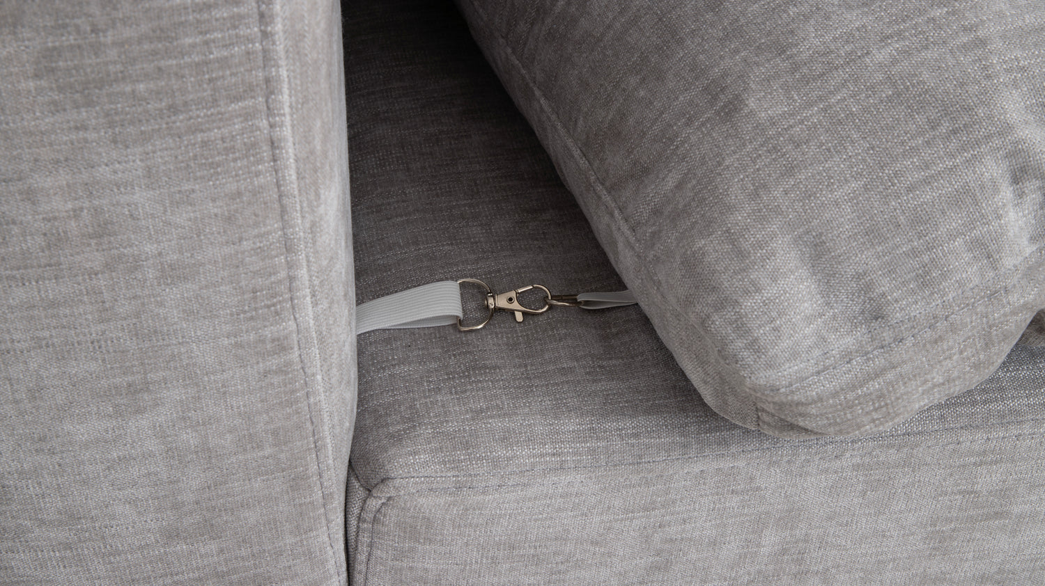 Lotus Feather Sofa Grey Modular Corner
