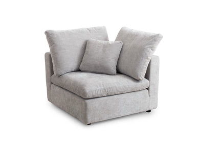 Lotus Feather Sofa Grey Modular Corner