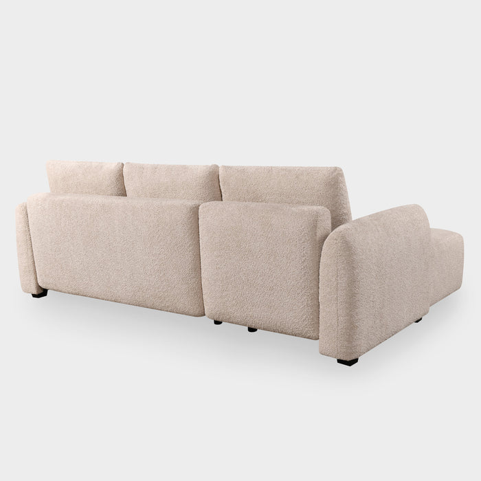 Sage Sofa Bed Left Hand Facing Corner Beige