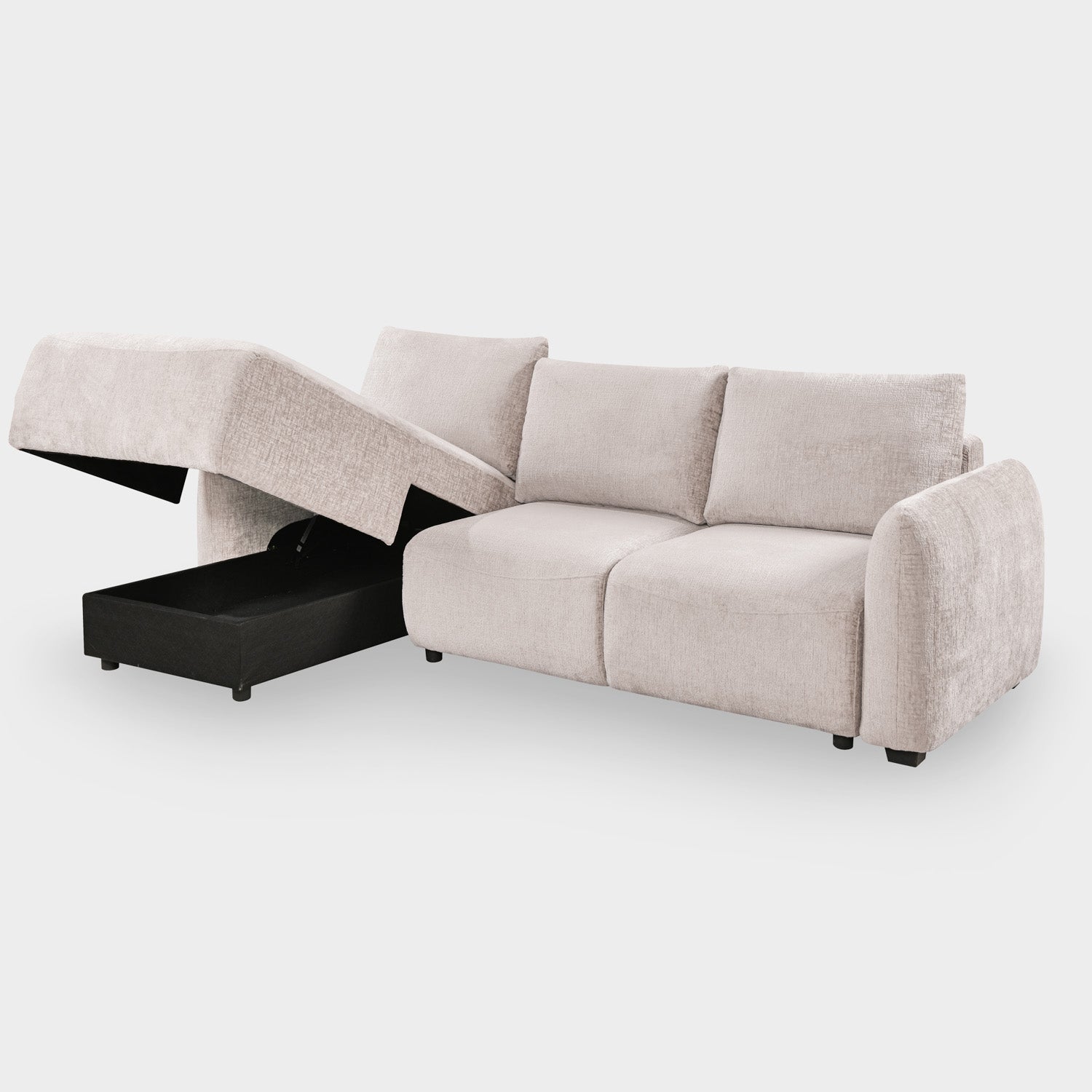 Sage Sofa Bed Left Hand Facing Corner Mushroom