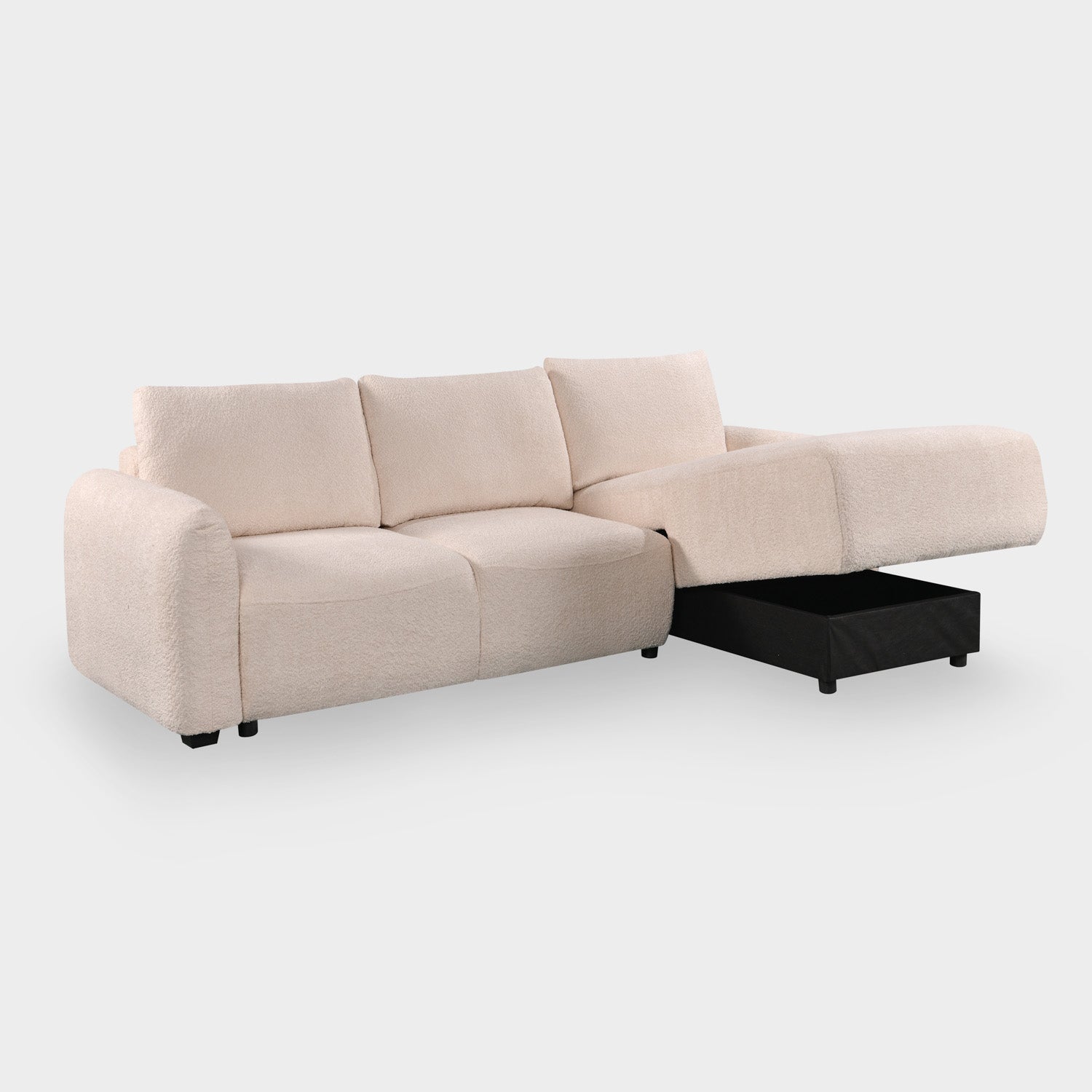 Sage Sofa Bed Right Hand Facing Corner Beige