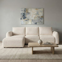 Sage Sofa Bed Left Hand Facing Corner Beige