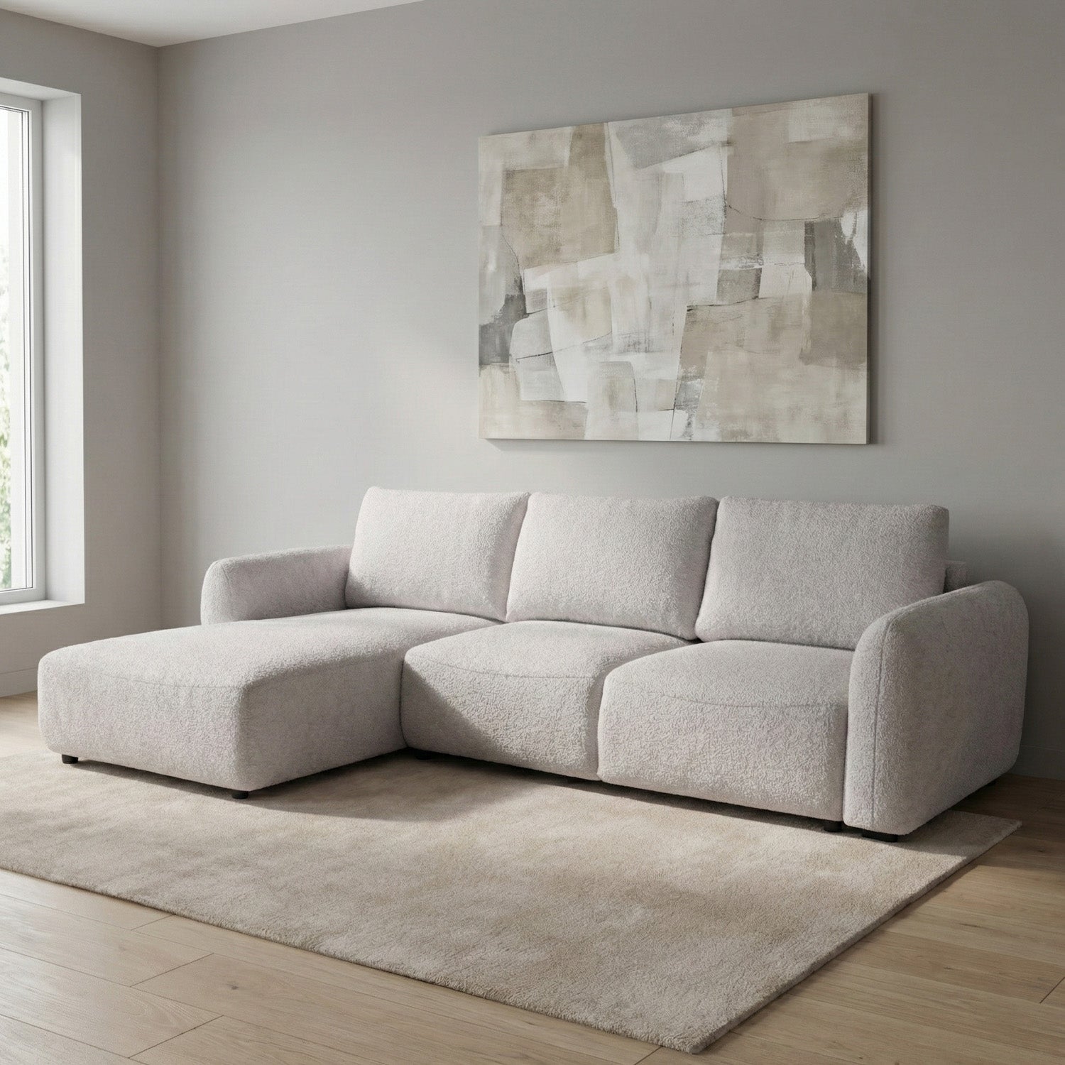 Sage Sofa Bed Left Hand Facing Corner Graphite
