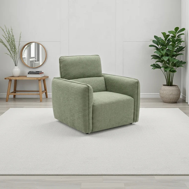 Ascot Sofa Green Armchair