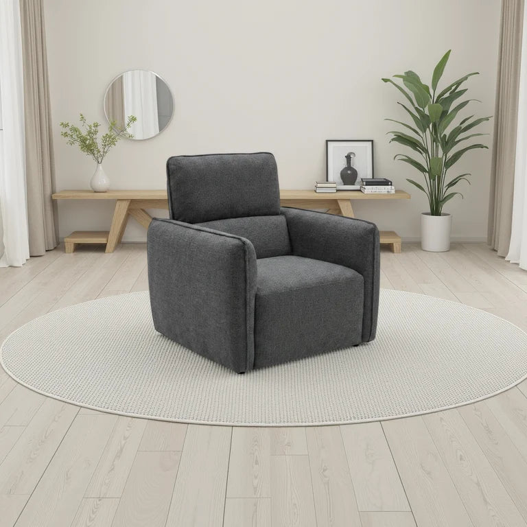 Ascot Sofa Charcoal Armchair