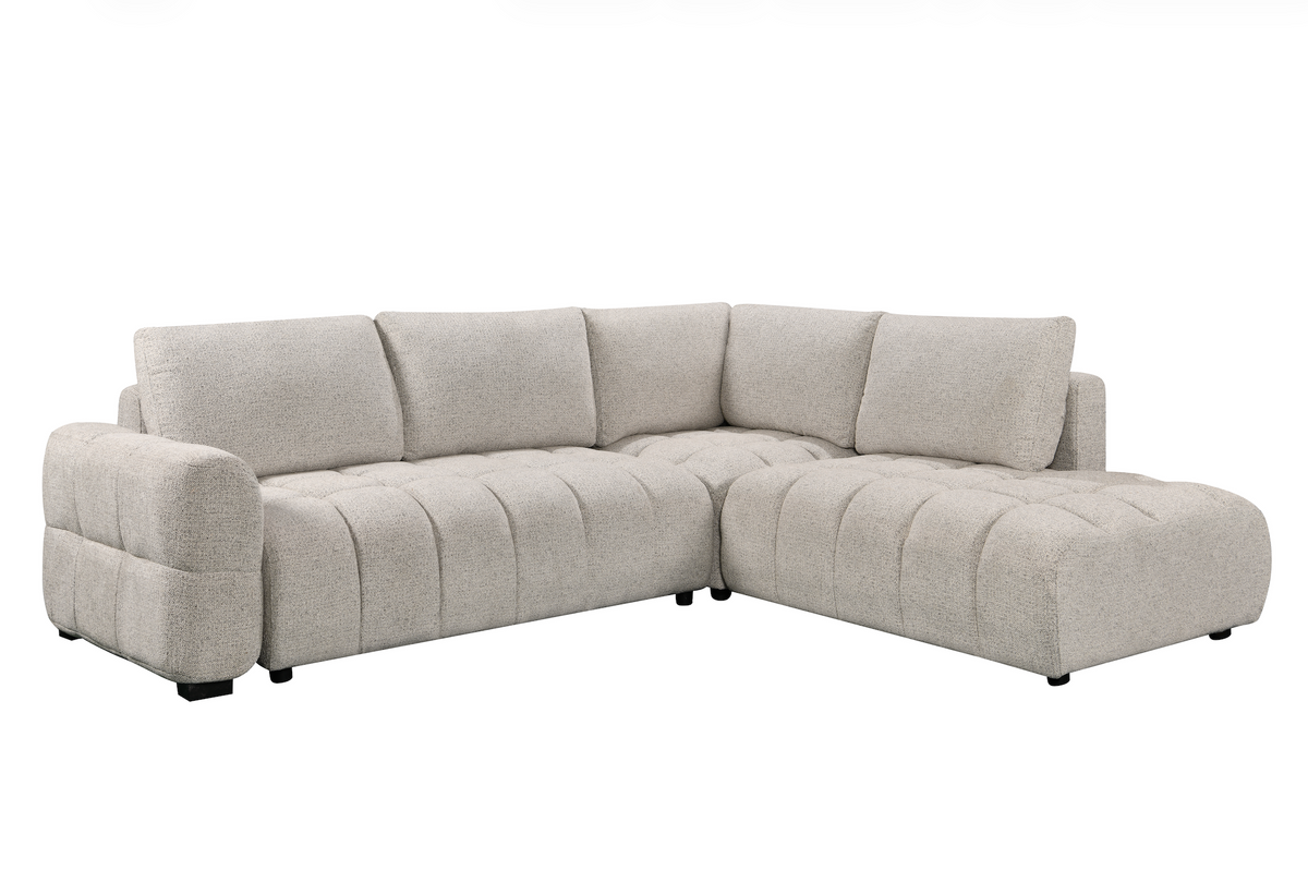 Noelle Sofabed Light Grey Right Hand Facing Corner