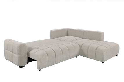 Noelle Sofabed Light Grey Right Hand Facing Corner