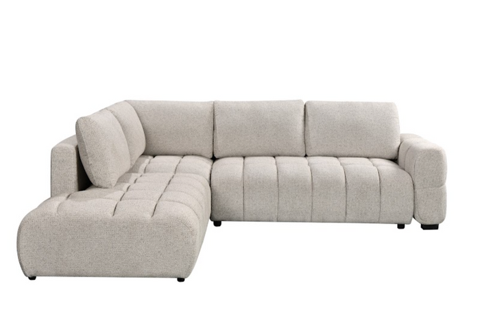Noelle Sofabed Light Grey Left Hand Facing Corner