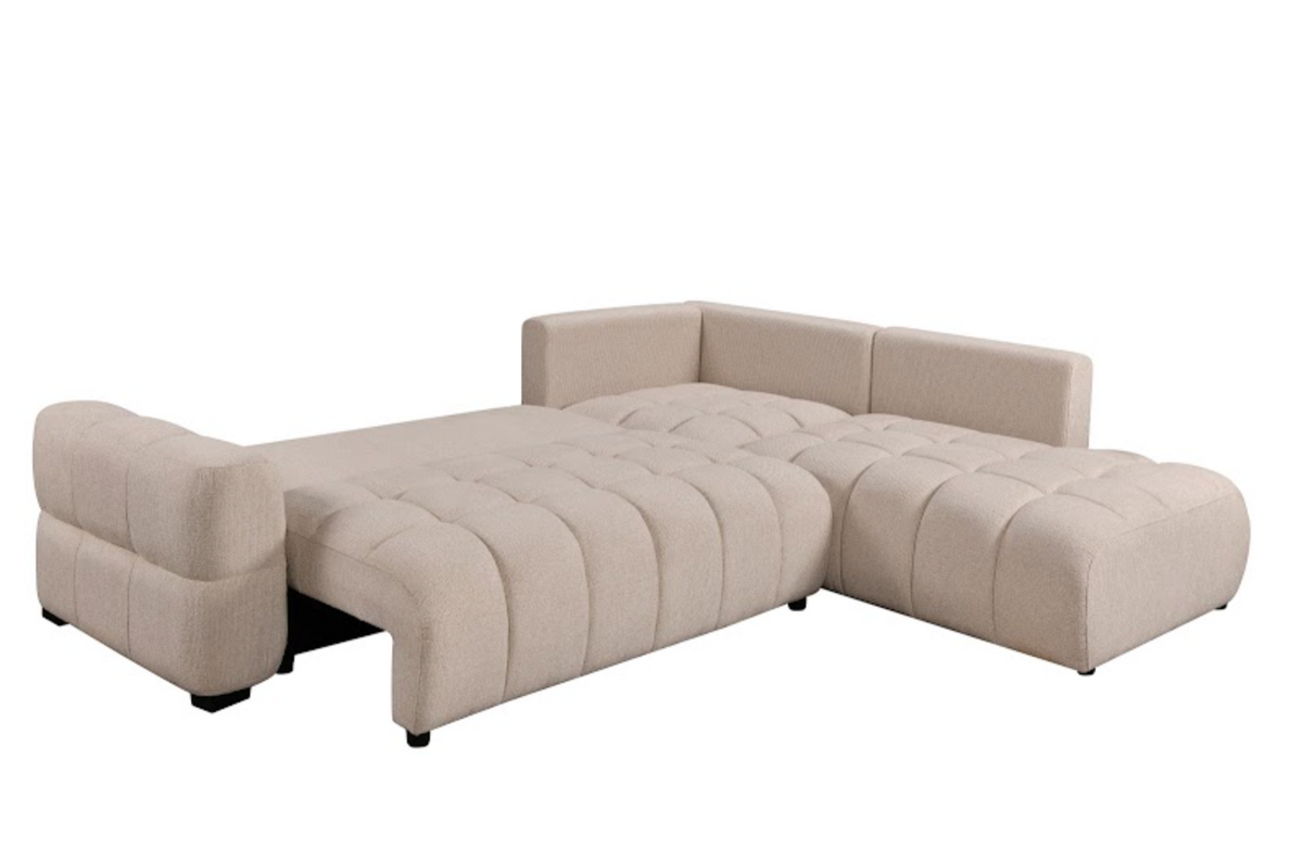 Noelle Sofabed Beige Right Hand Facing Corner