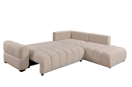 Noelle Sofabed Beige Right Hand Facing Corner