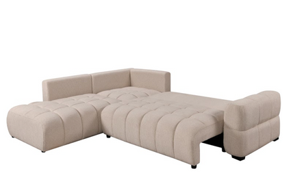 Noelle Sofabed Beige Left Hand Facing Corner