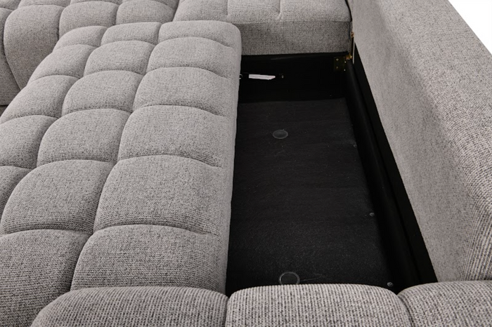 Noelle Sofabed Dark Grey Left Hand Facing Corner