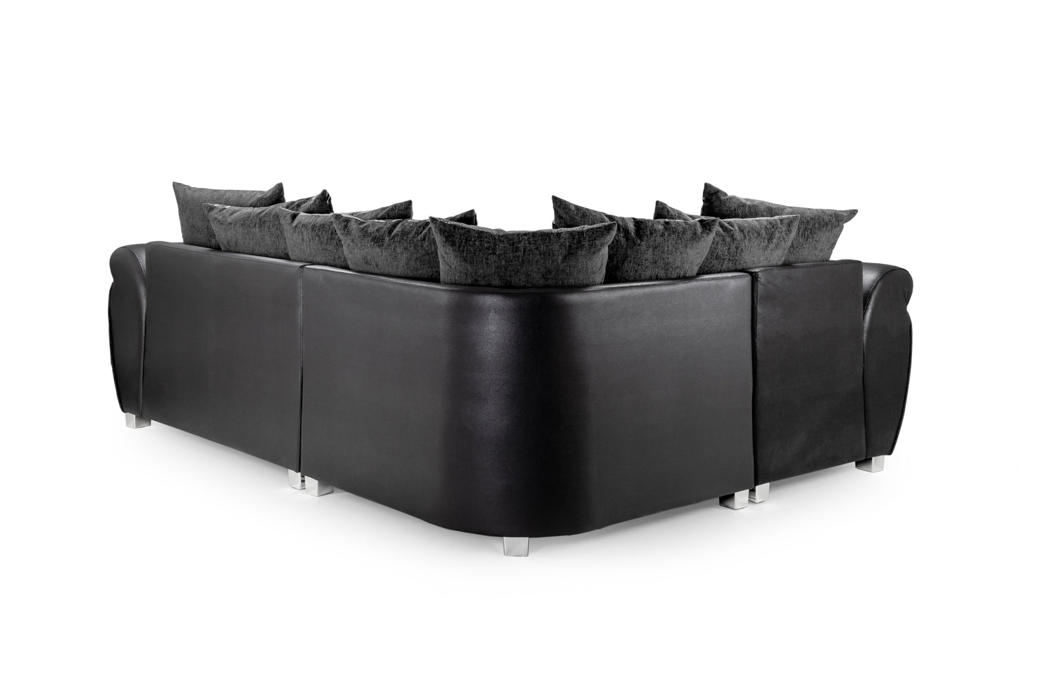 Shannon Sofa Black/Grey Left Hand Facing Corner