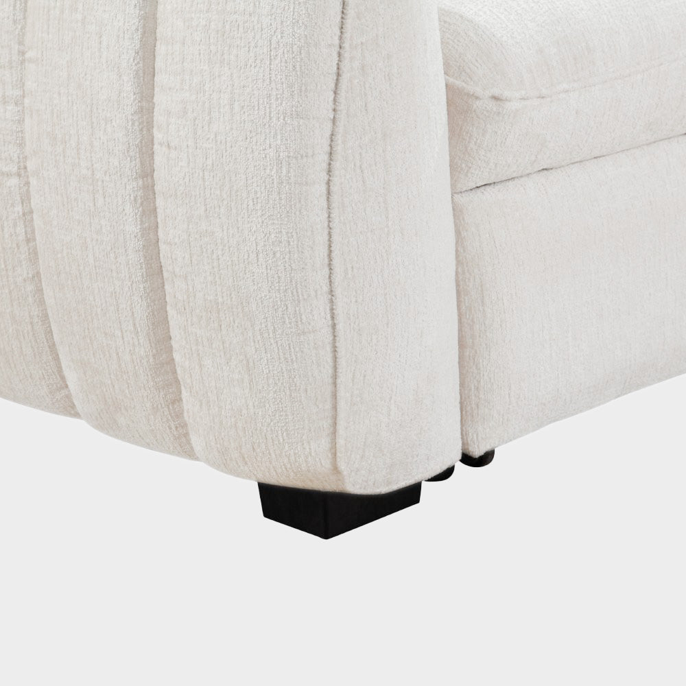 Sienna Sofa Bed Beige Right Hand Facing Corner
