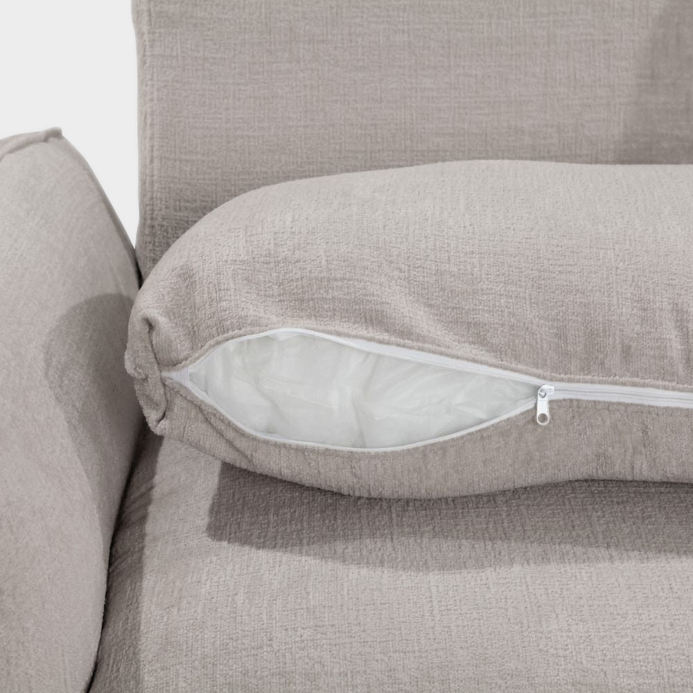 Sienna Sofa Bed Mushroom Left Hand Facing Corner